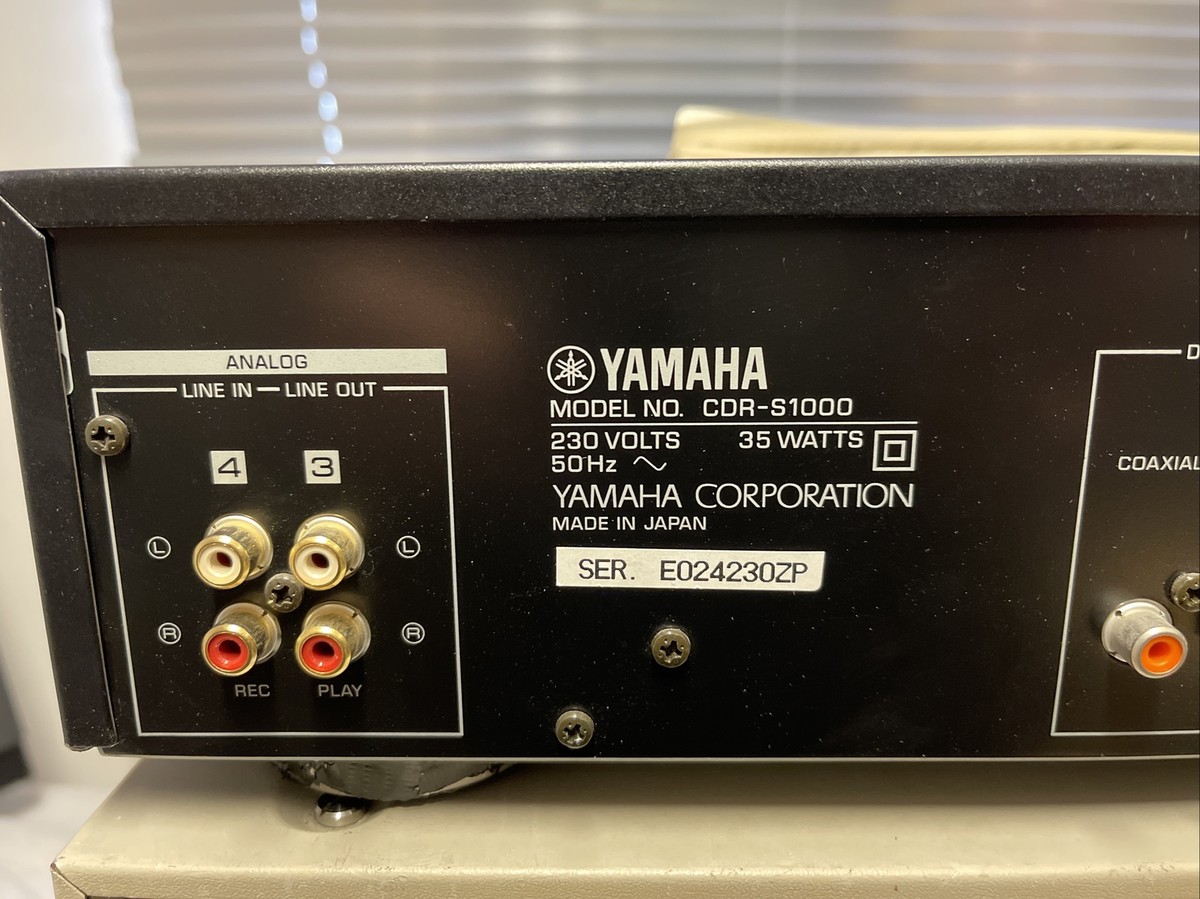 YAMAHA CDR-S1000 CD-Recorder + CD-Player - 2J GARANTE | eBay