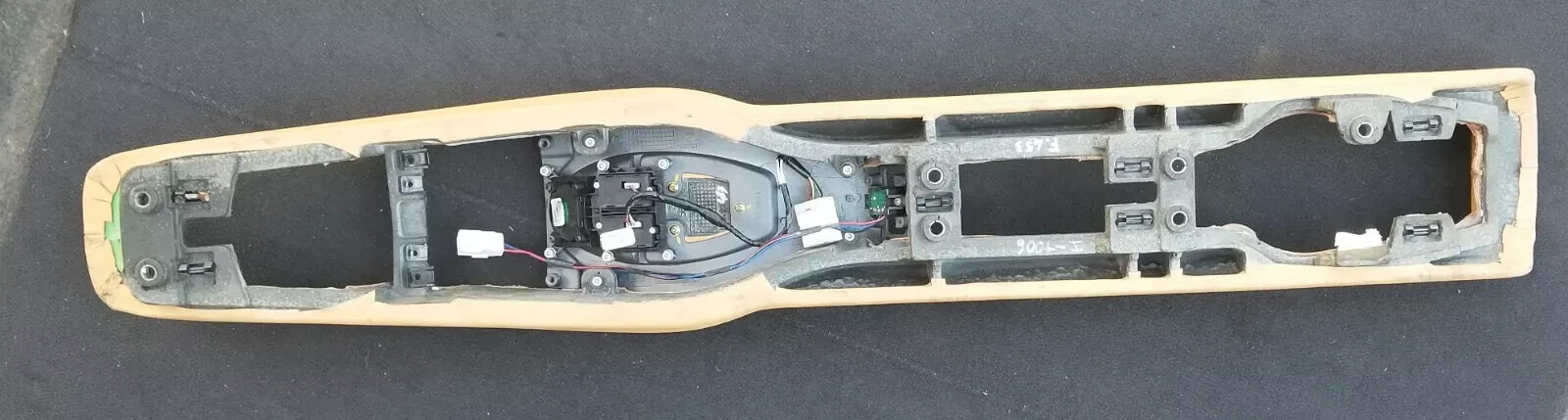 Ferrari 458 Italia Spider F142 Center Tunnel Console Unit Base Beige Leather OEM