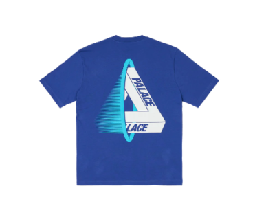 Palace Skateboards Tri-Void T-Shirt Ultra Blue Size Large