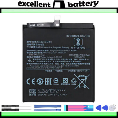 BM3H 3500mAh Battery for Xiaomi Mi Play M1901F9E M1901F9T Batteries
