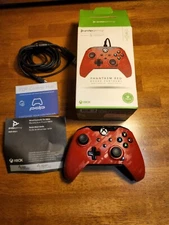 Microsoft Xbox One Series XS PC Windows WIRED Controller Phantasm Red PDP Gaming