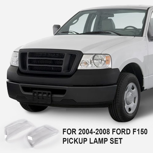 Left & Right Headlight Replacement Clear Lens Fit For 2004-2008 Ford F-150 F150 - Picture 11 of 11