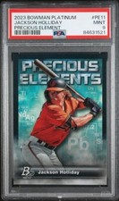 2023 Bowman Platinum Jackson Holliday Precious Element PSA 9 MINT #PE11 Orioles