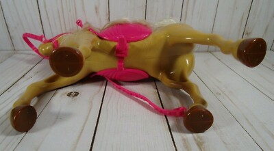 Mattel Barbie PINKTASTIC Riding Lessons Horse w/ Double Pink