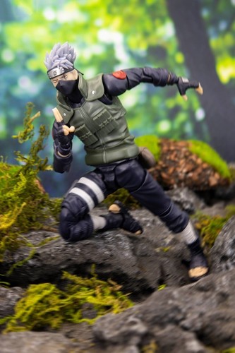 NUOVO SHF Ninja Figure Hatake Kakashi 6" Action Figure CON SCATOLA SET - Foto 4 di 23