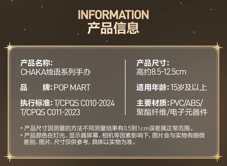 100% Authentic Genuine CHAKA Candle Whisper Series Blind Box Figure Toy HOT Gift - Image 4 of 4