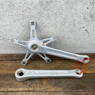 Vintage Sugino Mighty Crown Crank Set Old School BMX 171 mm 144