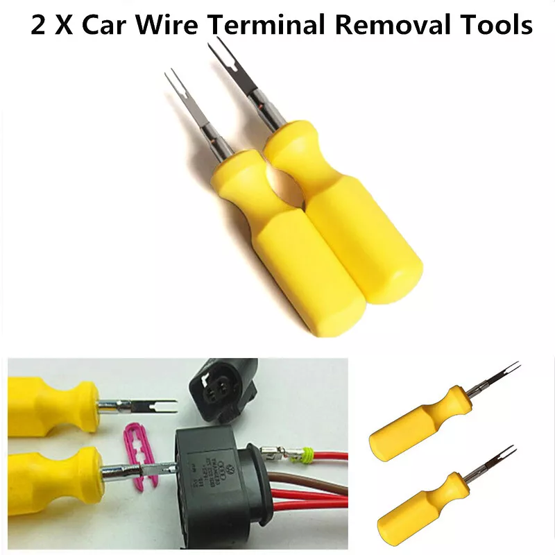 2x Car Terminal Removal Tool Wire Connector Pin Release Puller For VW For  Audi T