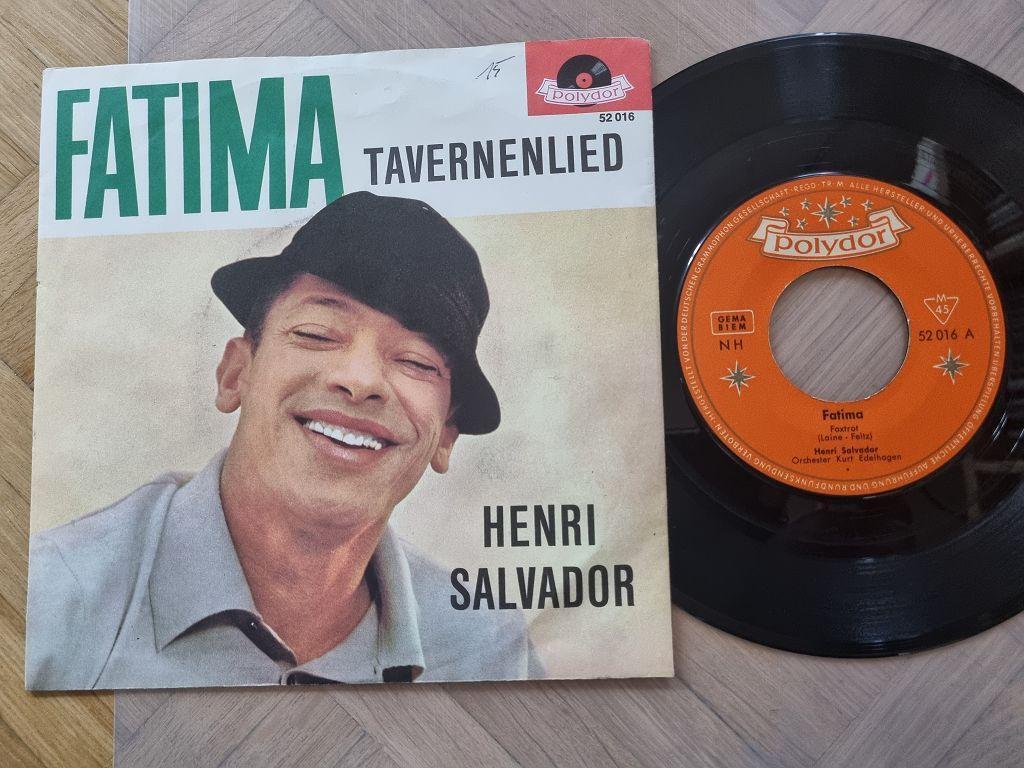 7"" Single Henri Salvador - Fatima Vinyl Germany