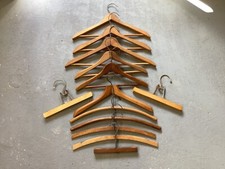 Lot Of ThirteenVintage Wooden Hangers
