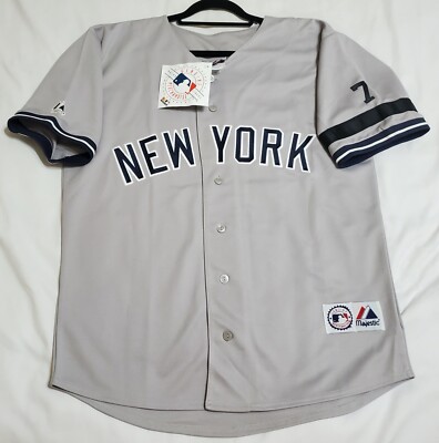 DON MATTINGLY, SIZE LARGE NEW YORK YANKEES MAJESTIC 1995 JERSEY