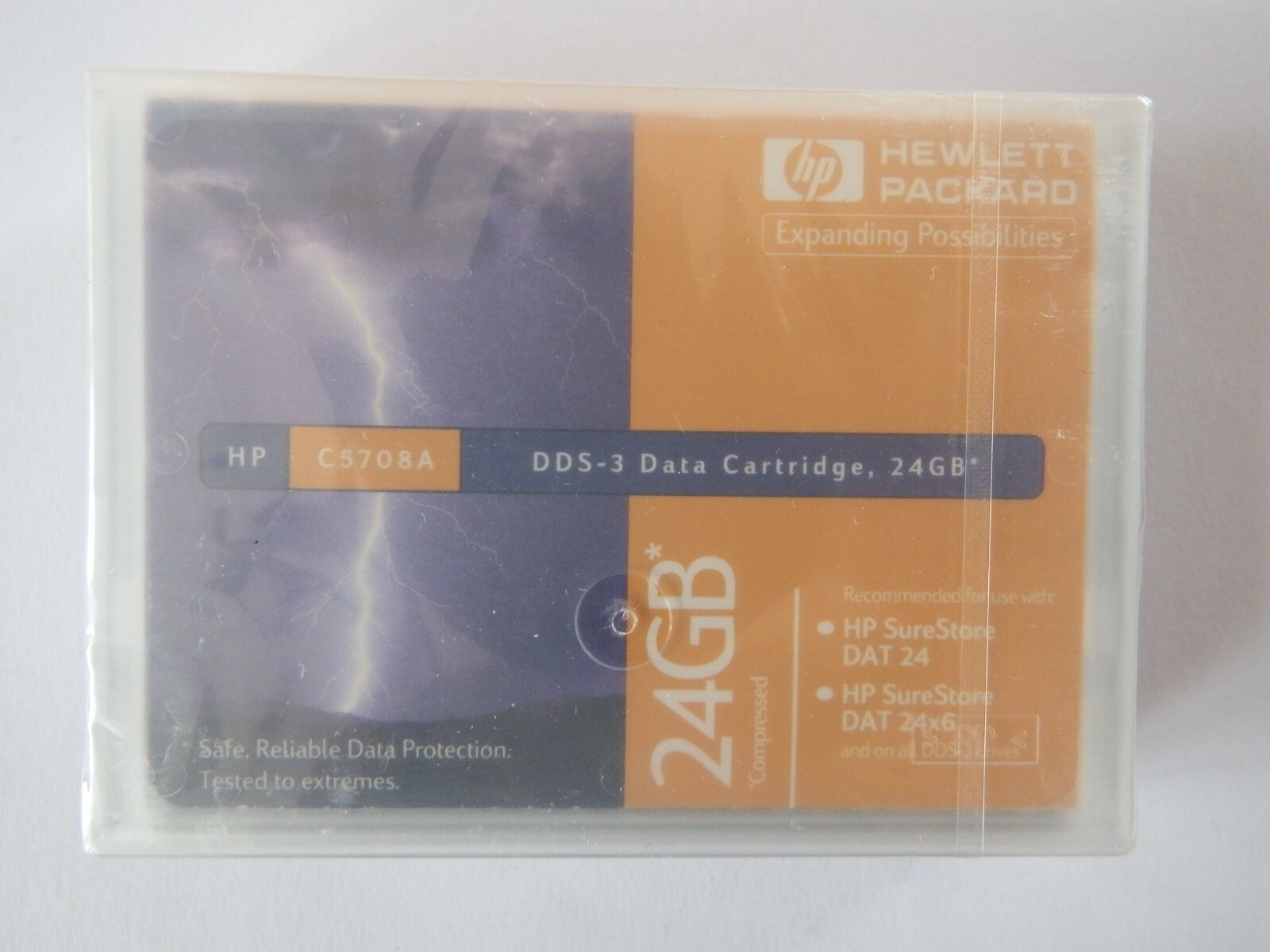 HP DDS3/DDS-3 DAT Data Tape/Cartridge 12/24GB C5708A 4mm NEW