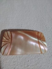 Brooch Mother Of Pearl /Hair Barrette Vintage