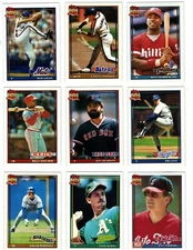 1991 Topps Baseball Trading Cards You Pick / Choose From List #s 601-792 / mb48