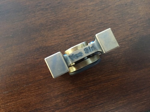FIAMMA ACCIAIO Killbox ANELLO SPIN Spinner Sì Sir / No Sir CON ali crociate lumaca - Foto 5 di 7