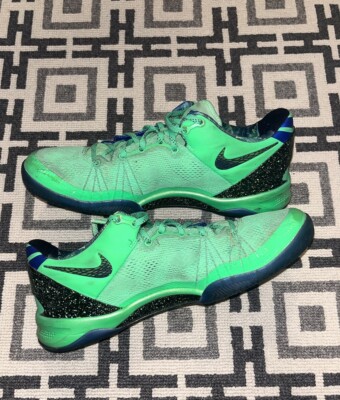 Size 11.5 Nike Kobe 8 System Elite Superhero Poison Green Black
