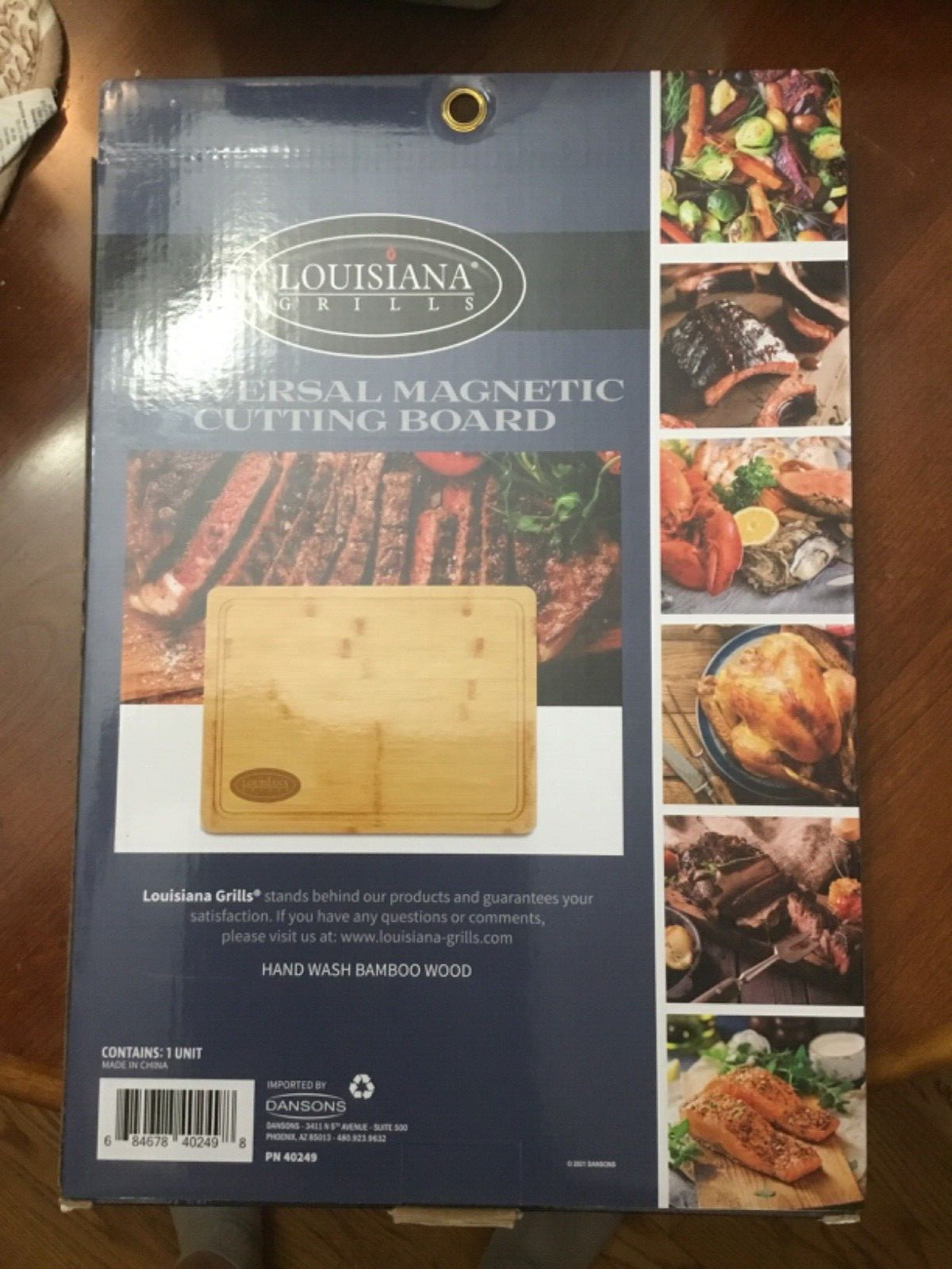 Louisiana Grills Magnetic Cutting Board 40249 new in box fast ship