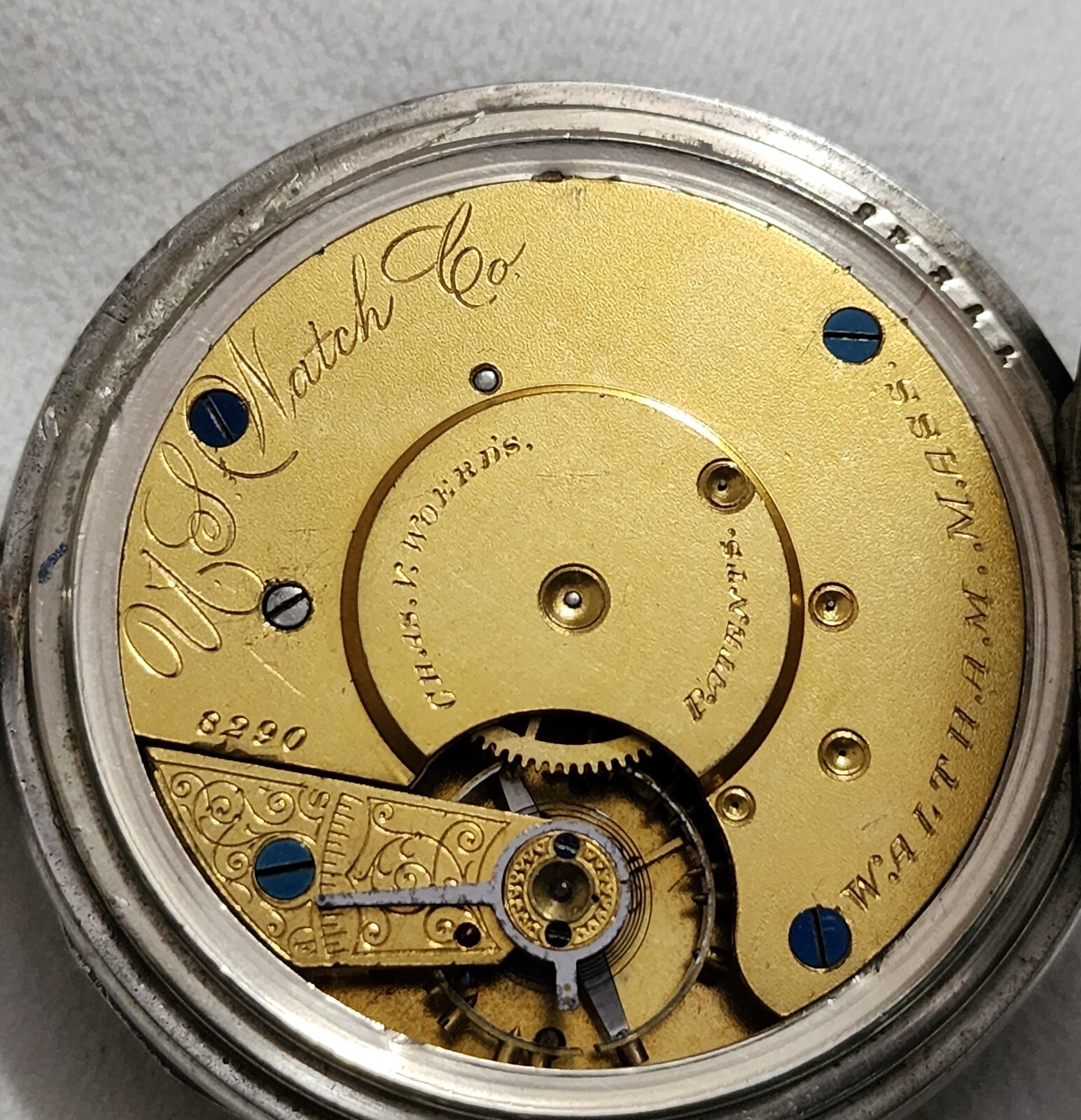 U.S. Watch Co. (Waltham, Mass) Grade Dome Pocket Watch image 1