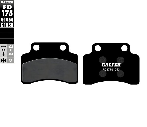 BremsbeläGe Galfer FD175G1050 Semi-Metall Scooter Hinten 9Mm FüR CSR Scoo Ona-image