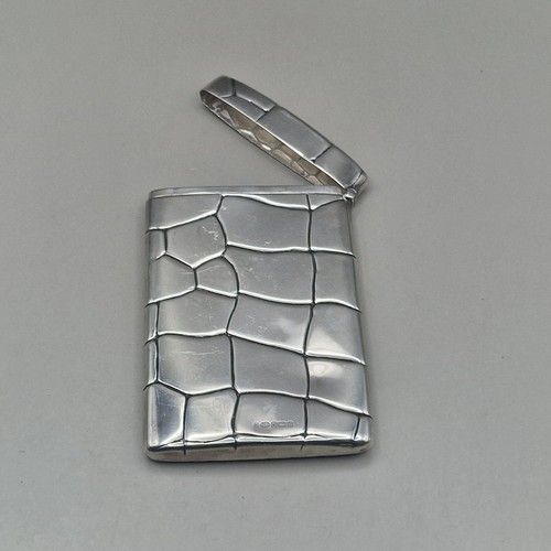 Pretty Sterling Silver Card Case by Carr's of Sheffield 2001 - Picture 13 of 17