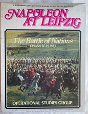 Napoleon at Leipzig 1st Ed OSG 1979 UNPUNCHED VG+ BONUS