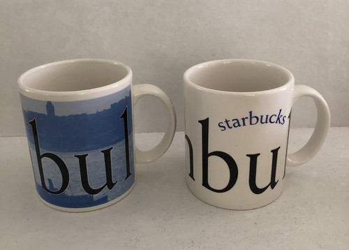 STARBUCKS RARE ISTANBUL 2002 City Mug Collectors Series EVIL EYE md ENGLAND HTF - Picture 8 of 14