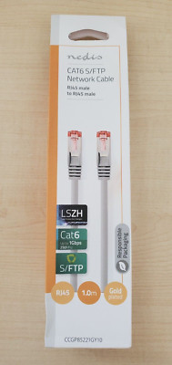 NEDIS Cat 6 Cable RJ45 (8P8C) Plug RJ45 (8P8C) Plug S/FTP Round PVC LSZH Envelop