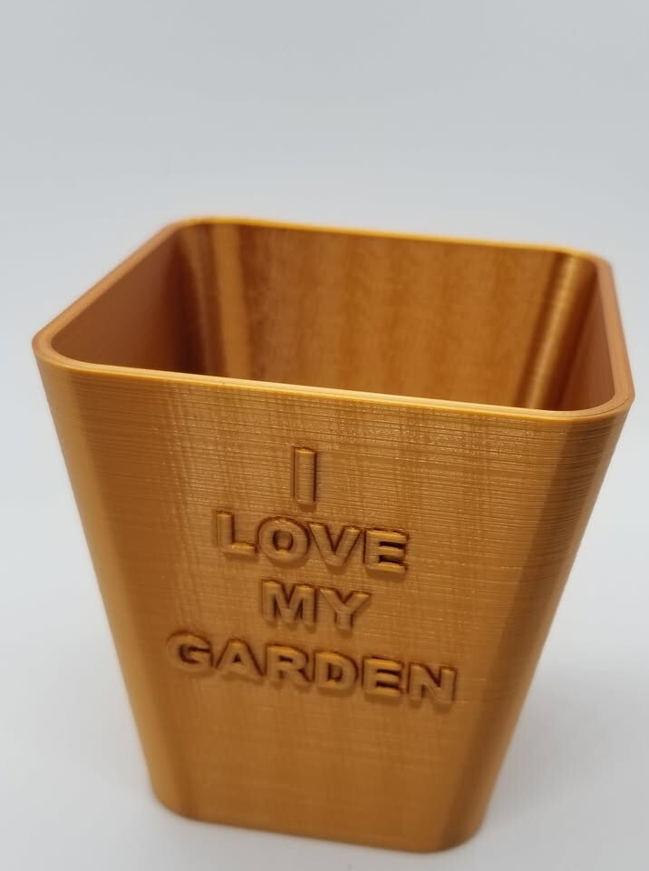 Mini succulent decor planters, 3D printed, 3