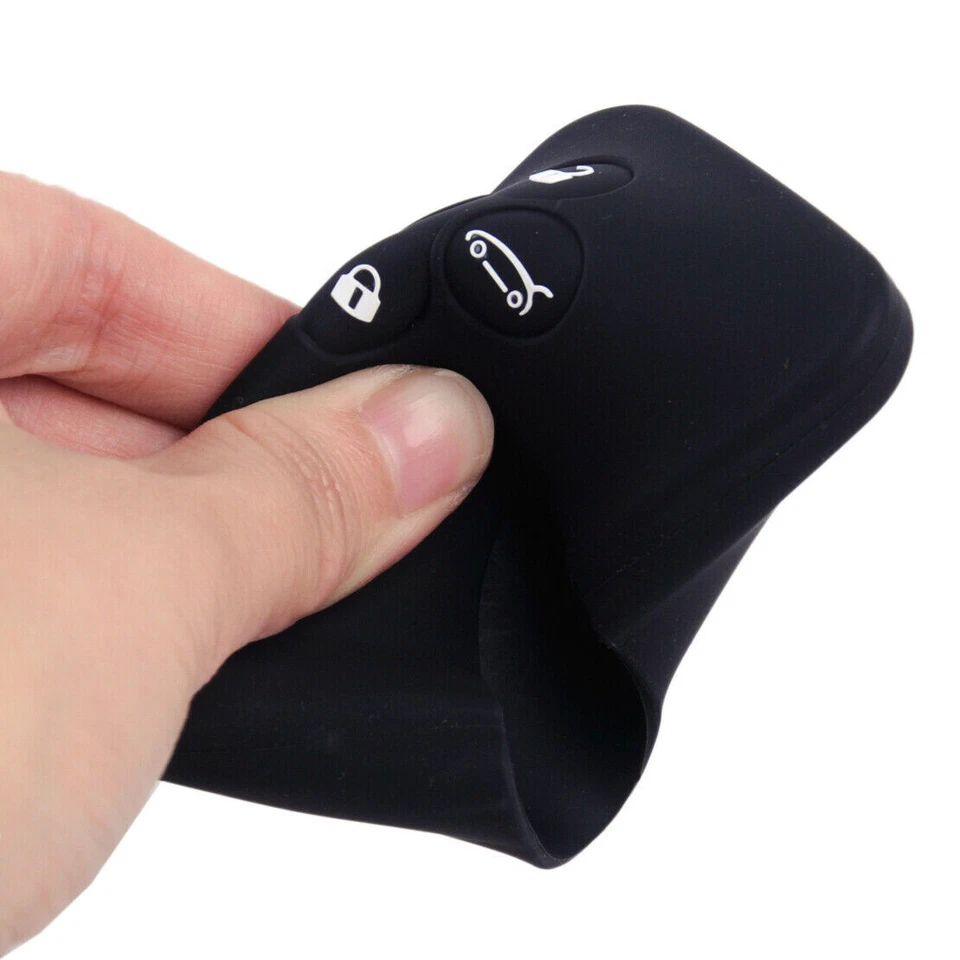 Funda para Llavero Escénica de 3 Botones para Renault Clio Megane Mando a Distancia Silicona Tarjeta Llave Estuche Foto 4 de 4