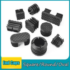 Plastic End Caps Tube Inserts Bungs Blanking Plugs Table Chair Feet Leg 16-60mm
