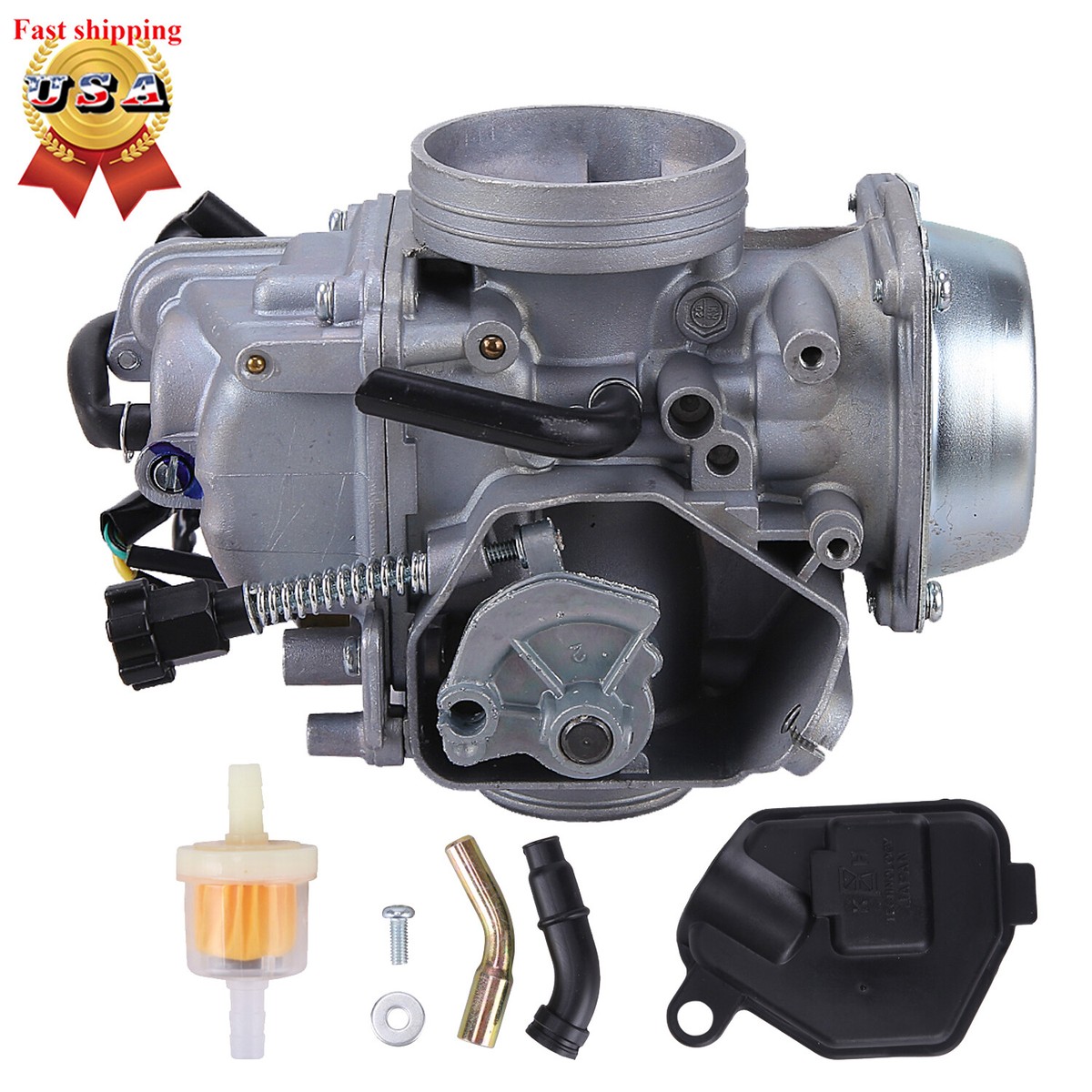 Carburetor w/ Fuel Filter for Honda Rancher 350 Kawasaki