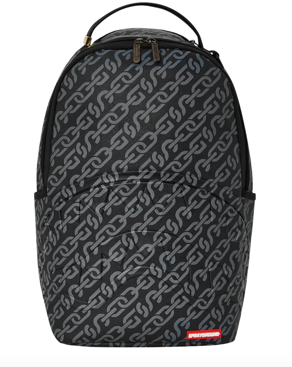 SPRAYGROUND MAGNETIC PULSE BACKPACK DLXV CHAIN BLACK LIMITED