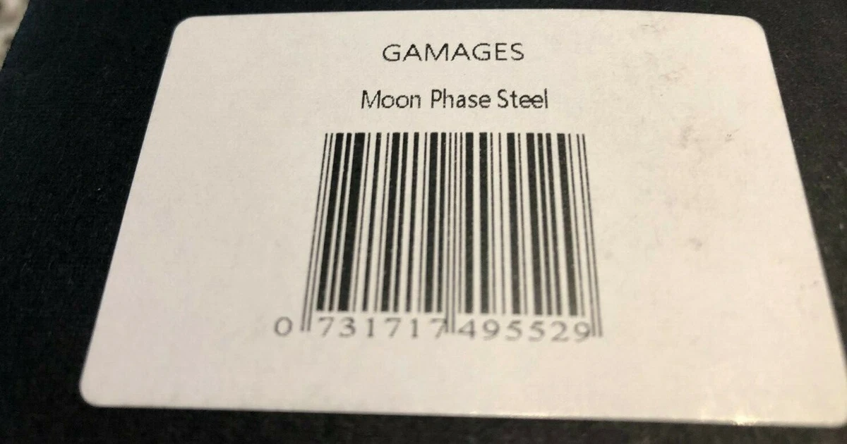 Gamages of London limited Edition Rotating Moon Phase Steel automatic watch