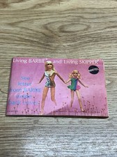 Mattel Living Barbie and Living Skipper booklet, c. 1970 advertising ephemera