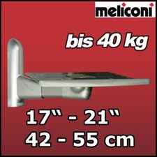 17"- 21" meliconi 42-55 cm TV Fernseher Röhrenfernseher Wandhalterung silber A21