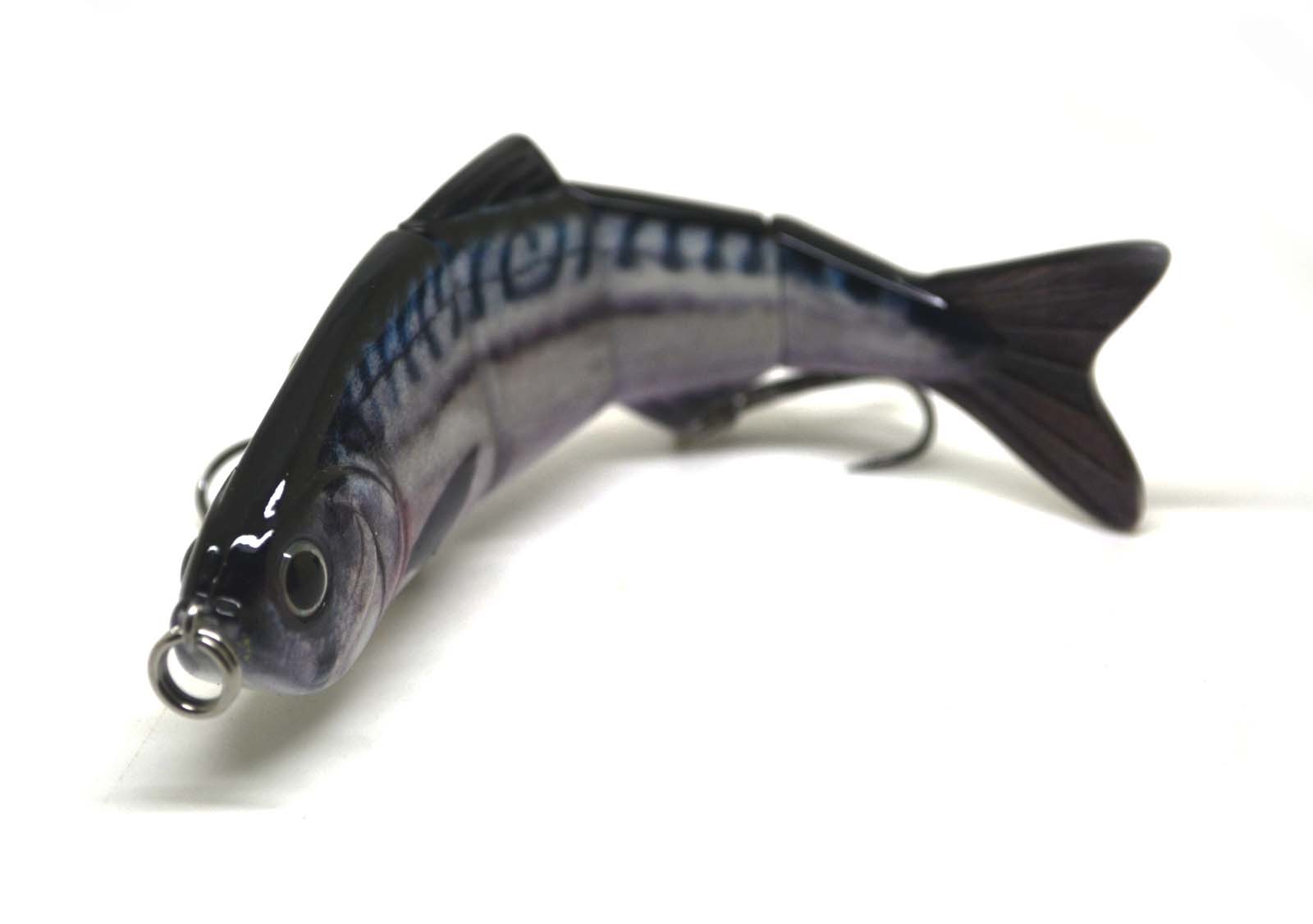 MACKEREL sea bass Swimbait jointed fishing lure 4.8" photo realistic mackerel UK eBay