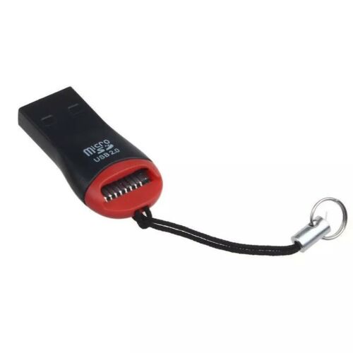 LETTORE ADATTATORE MICRO SD USB 2.0 CARD READER SDHC SCHEDE MEMORIA CHIAVETTA - Foto 2 di 5
