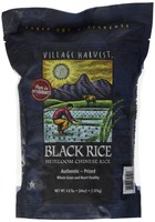 Village Harvest Heirloom Chinese Black Rice - 4 Lb/64 Oz 4 Pounds Village Harvest Heirloom Chinese Black Rice - 4 Lb/64 Oz 4 Pounds
