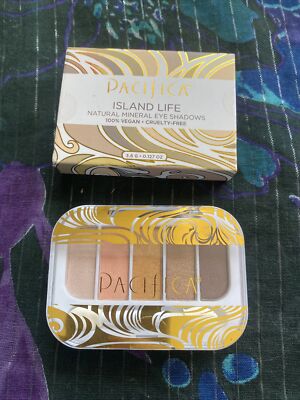 Pacifica Island Life Eyeshadow Palette Natural Mineral 100% Vegan Cruelty Free