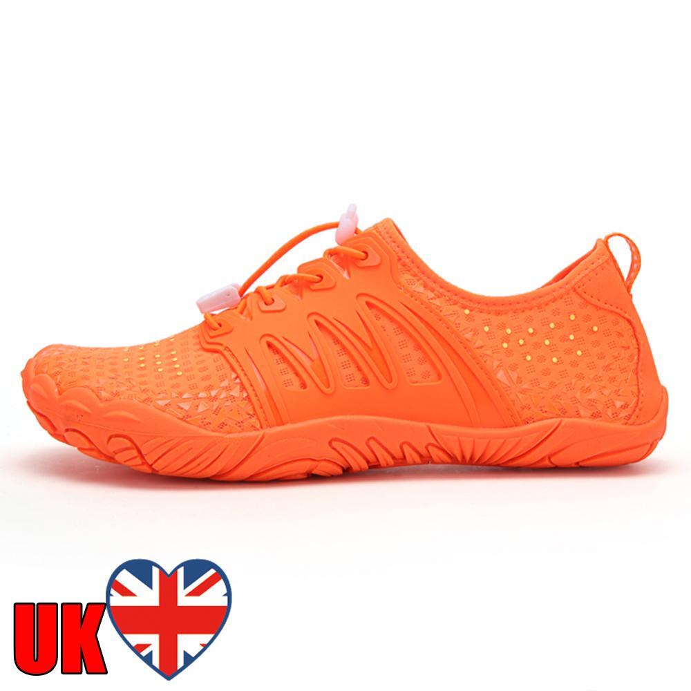 SAOLA Sneakers Fitness Traspiranti Leggere Sneakers Fitness Calzature (Arancione 40)