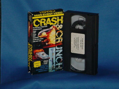 Video del Evento Principal: Crash & Crunch VHS monster trucks Indy funny  cars dragsters | eBay