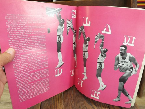 VTG. 1973 NBA CHAMPIONSHIP PROGRAM LAKERS VS KNICKS + 2 TICKET STUBS CHAMBERLAIN - Picture 11 of 12
