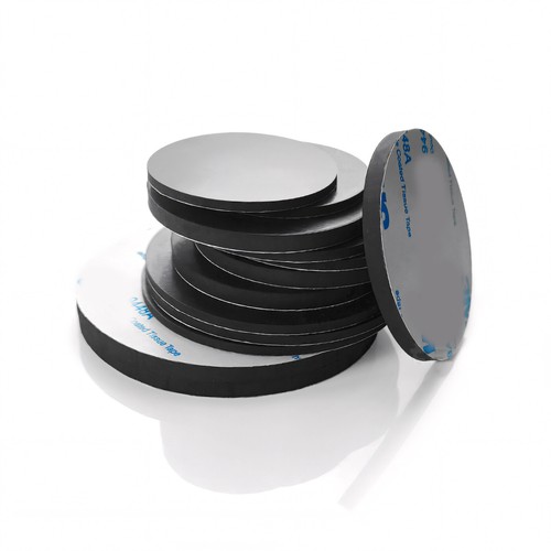 Solid Round Self Adhesive Rubber Pad Disc Sheet Gaskets Dia 5-150mm Thick 1-10mm - Picture 6 of 252