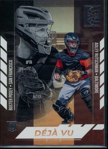 Buster Posey, Adley Rutschman #DV-13 — 2022 Panini Capstone Deja Vu baseball card