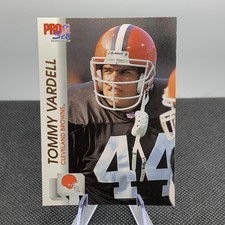 1992 Pro Set Rookie RC #471 Tommy Vardell Cleveland Browns Football Card. rookie card picture