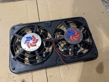 Flex-a-lite 410 Lo-profile S-blade Dual Electric Cooling Fans Flex-a-lite 410 Lo-profile S-blade Dual Electric Cooling Fans