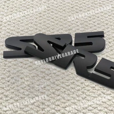 2pcs SR5 Emblem For TACOMA TUNDRA 4RUNNER SEQUOIA Matte Black Left Right Badges