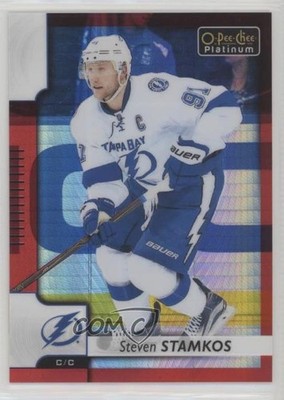2017-18 O-Pee-Chee Platinum Red Prism 56/199 Steven Stamkos #70 4wd