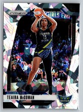 2024 Panini Prizm WNBA #105 Teaira McCowan Ice Prizms