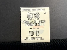 Vintage Movie Ticket Stub World Trade Center